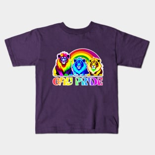 LIONIZED GAY PRIDE Kids T-Shirt